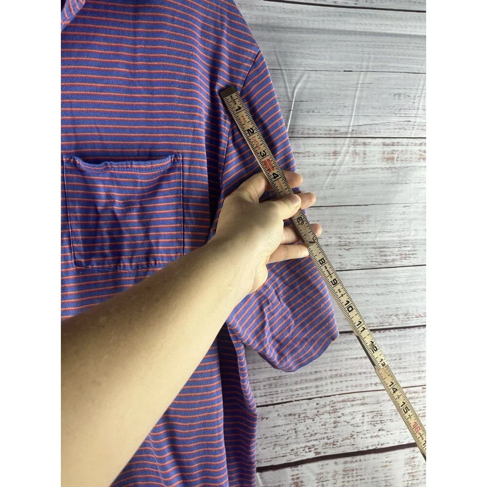 Ralph Lauren Polo Golf Men's Striped Shirt 100% Pima Cotton Short Sleeve XL
